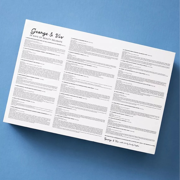 Anthropologie Skincare New Anthropologie Viv 24 Days Of